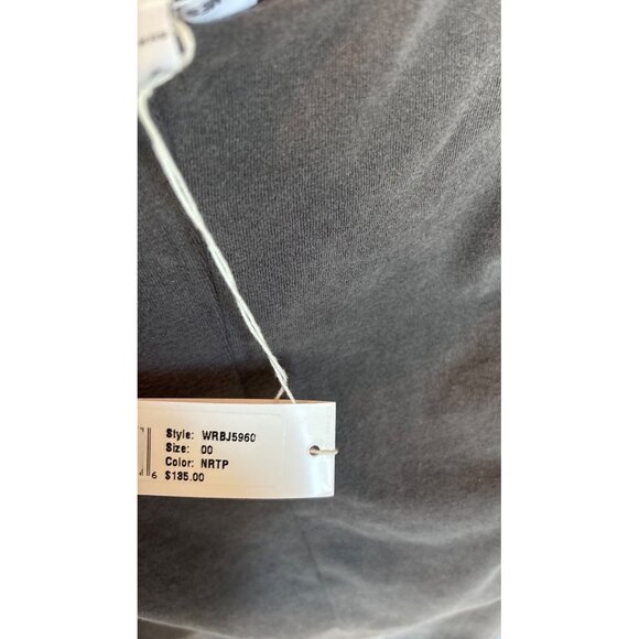 James Perse Recycled Brushed Jersey Blue Gray Pencil Skirt Size 00 XXS New W Tag - Picture 12 of 12